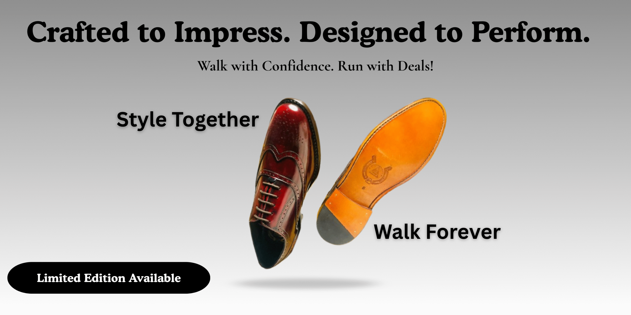 Black & Brown Simple New shoes alert Banner (3)